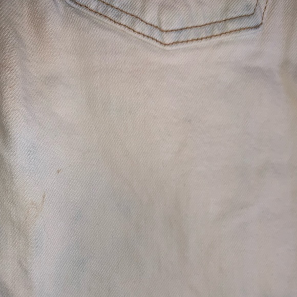 7 For All Man Kind Edie Jeans Size 25 Button Fly - Picture 9 of 13